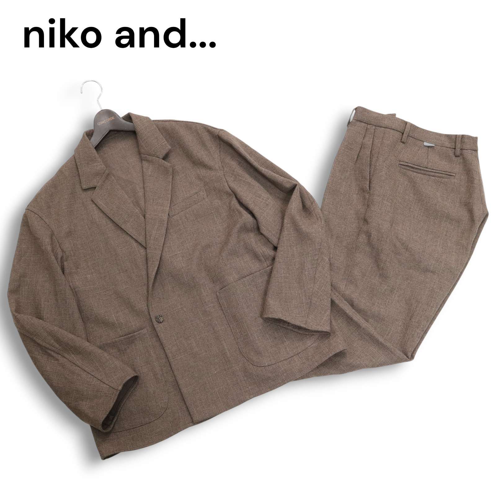niko and... ニコアンド 秋冬 ACTIVE SETTER☆ ストレッチ メランジ 