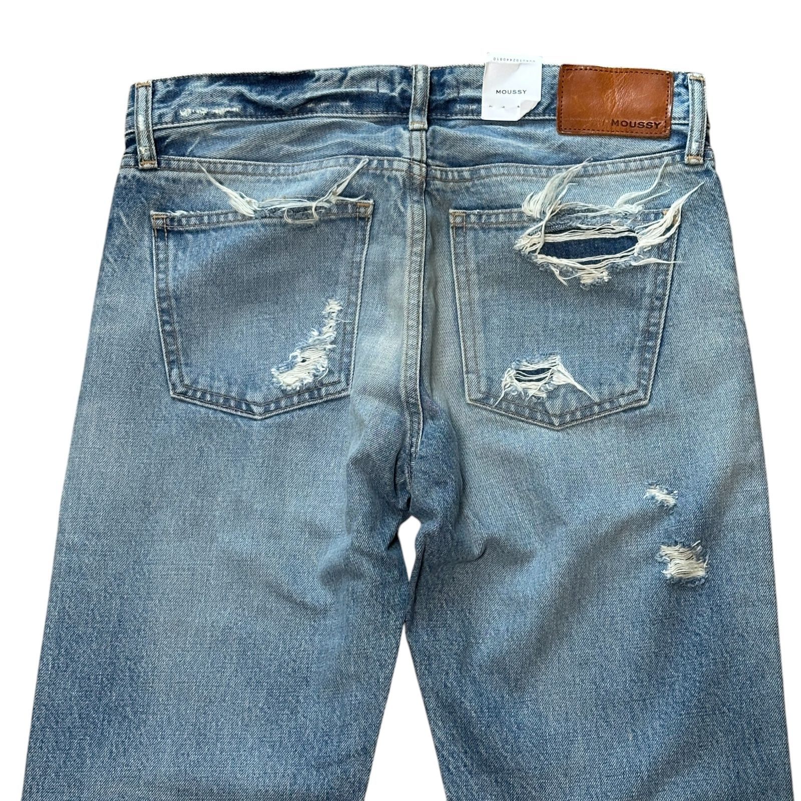 エムズグレイシー ボタニカルデニムパンツ 516312 36 ブルー 総柄  