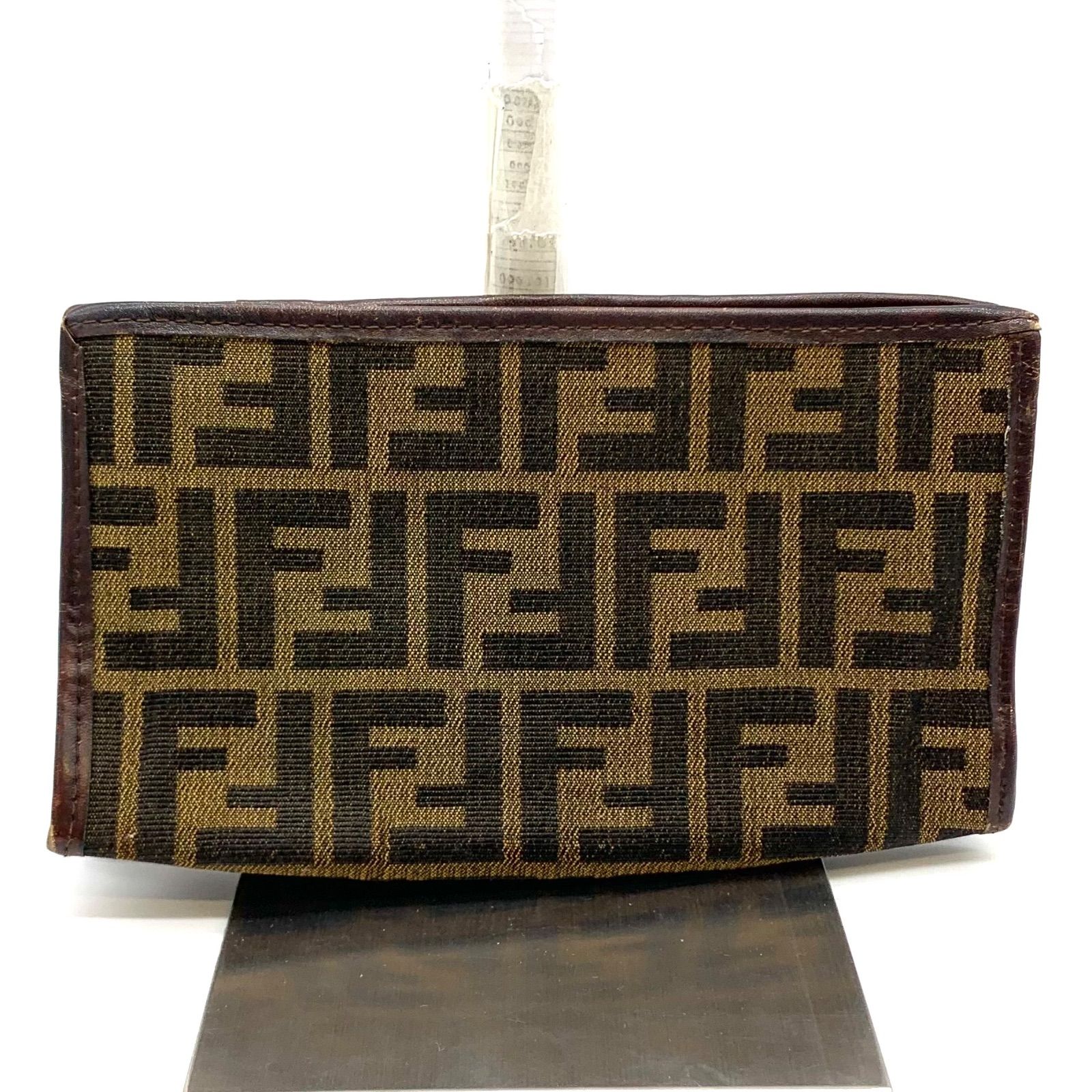 FENDI フェンディ ズッカ 柄 ポーチ アクセサリーポーチ ハンドバッグ