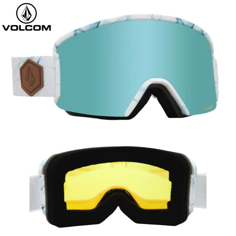 23-24VOLCOM GARDEN WHITEICE レンズ ICE CHROME-DARK GREYボルコム