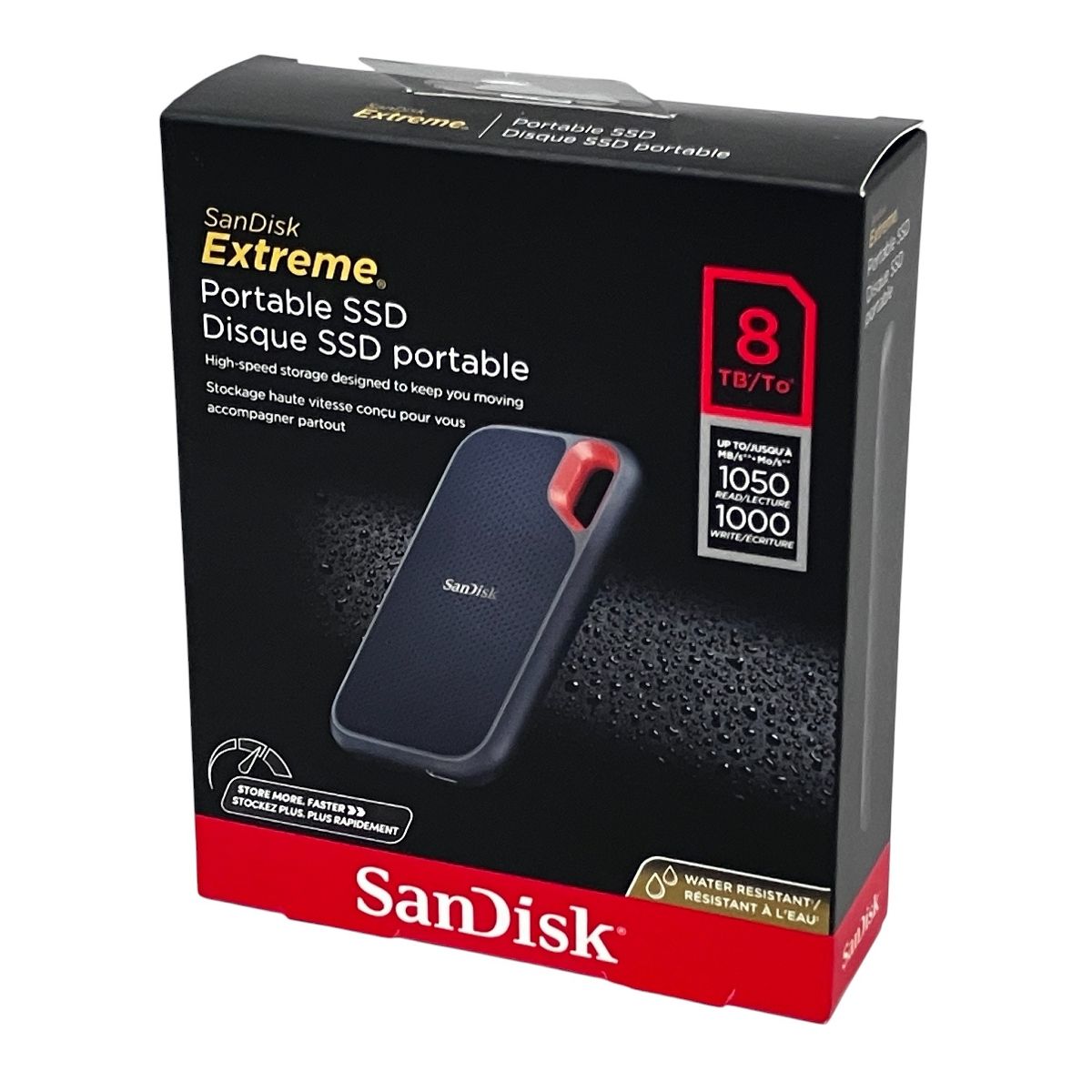 SanDisk SDSSDE61-8T00-G25 Extreme Portable SSD PC周辺機器 ♥ Z10454592