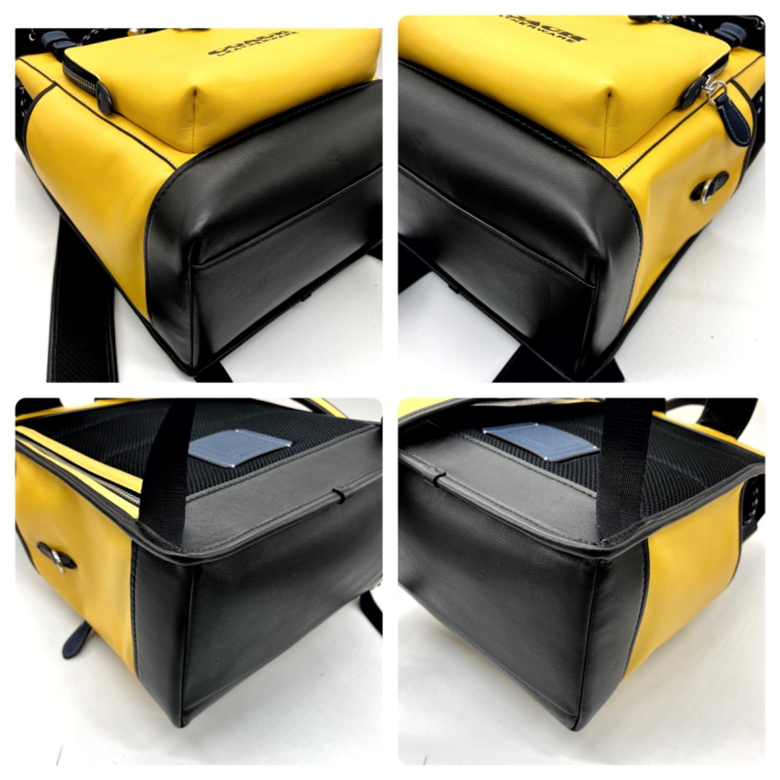 未使用保管品<!-利用不可文字-!>COACH コーチ リーグ フラップ バック