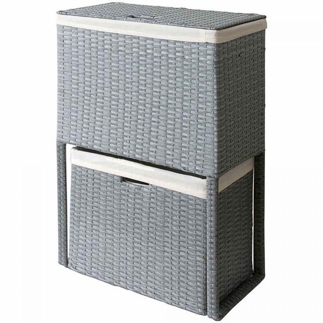 宮武製作所 プッシュ扉ランドリーラック ブルー RB-500 新生活 インテリア 家具 おしゃれ デザイン