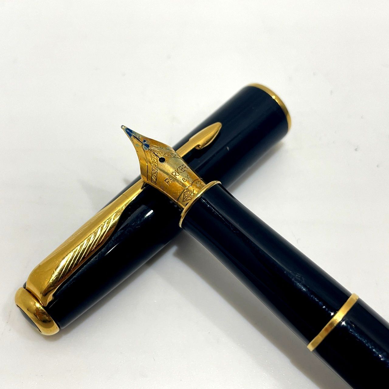 パーカー PARKER ソネット ブラック 万年筆 18K 現状品 004989 - メルカリ