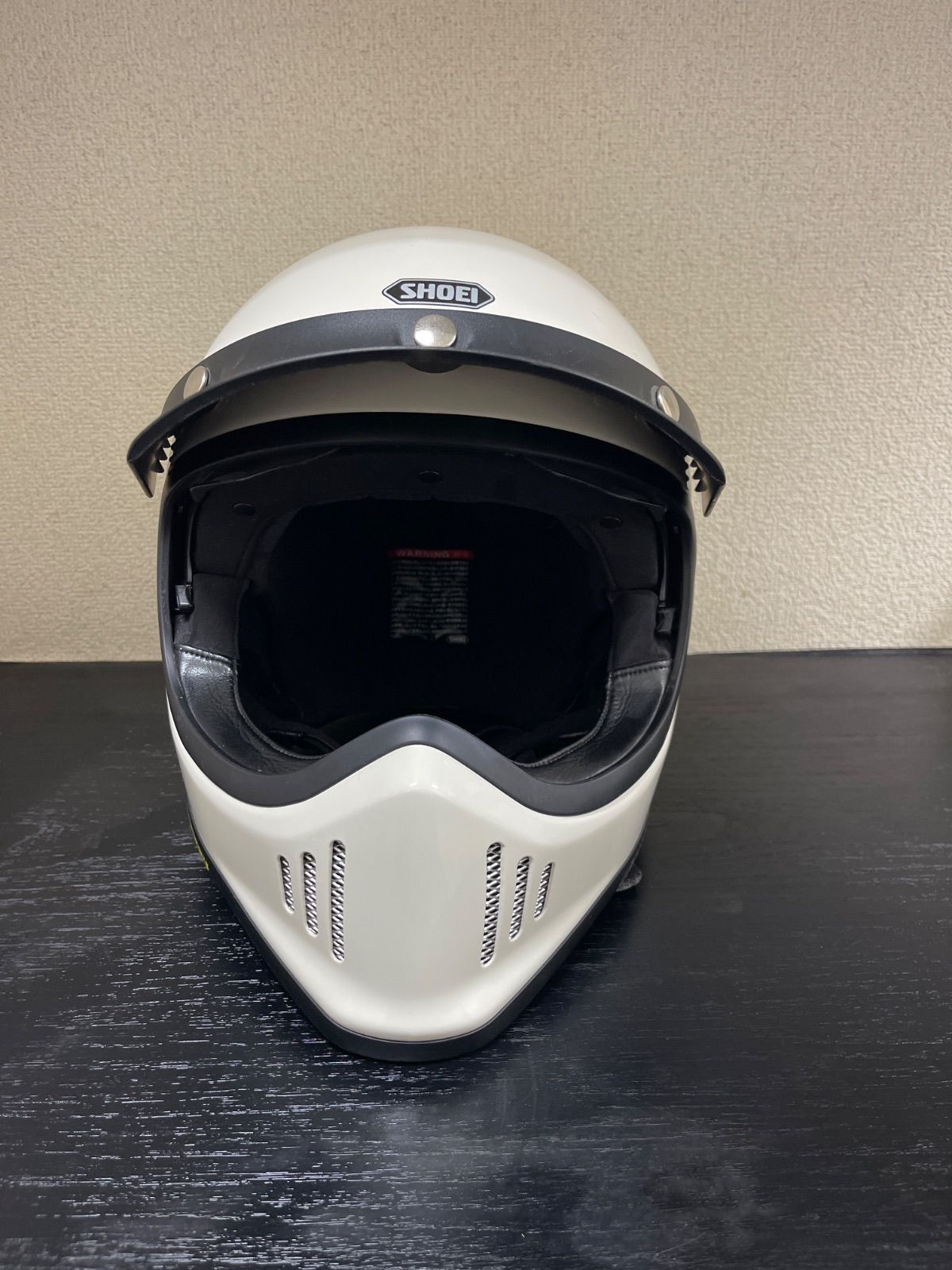 SHOEI EX-ZERO ショートバイザー付き Lサイズ