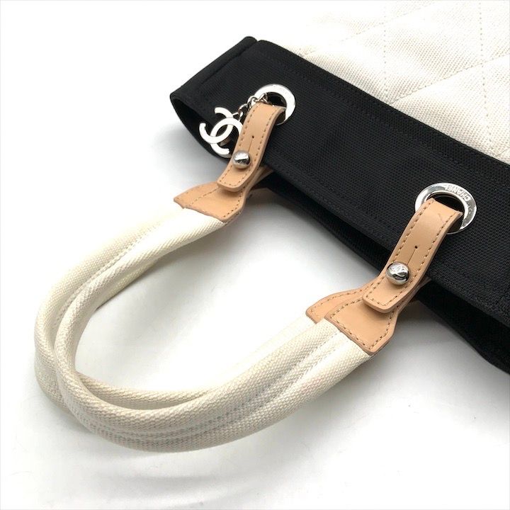 美品 CHANEL シャネル ココマーク パリビアリッツ PM キャンバス  