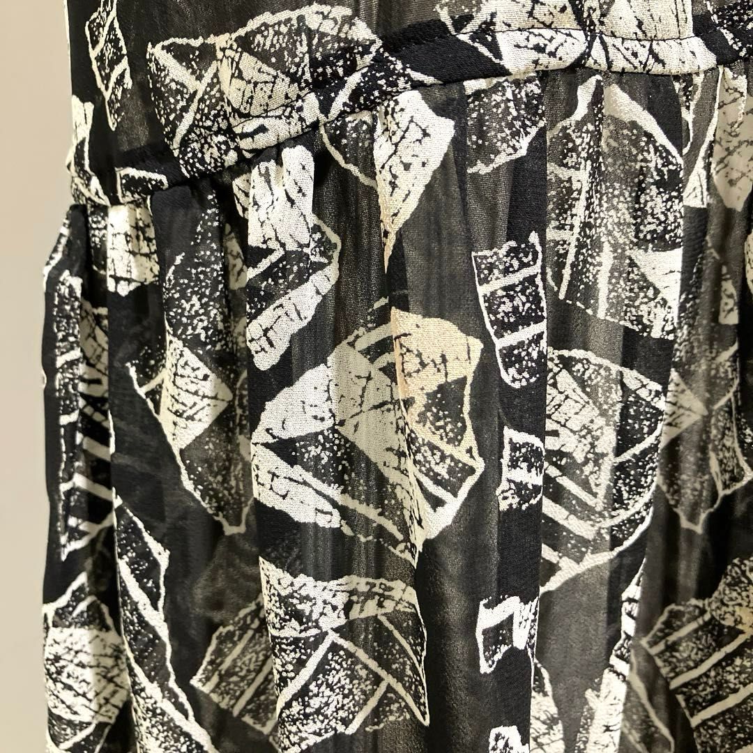 コムデギャルソン COMME des GARCONS エステルジョーゼット 幾何学 