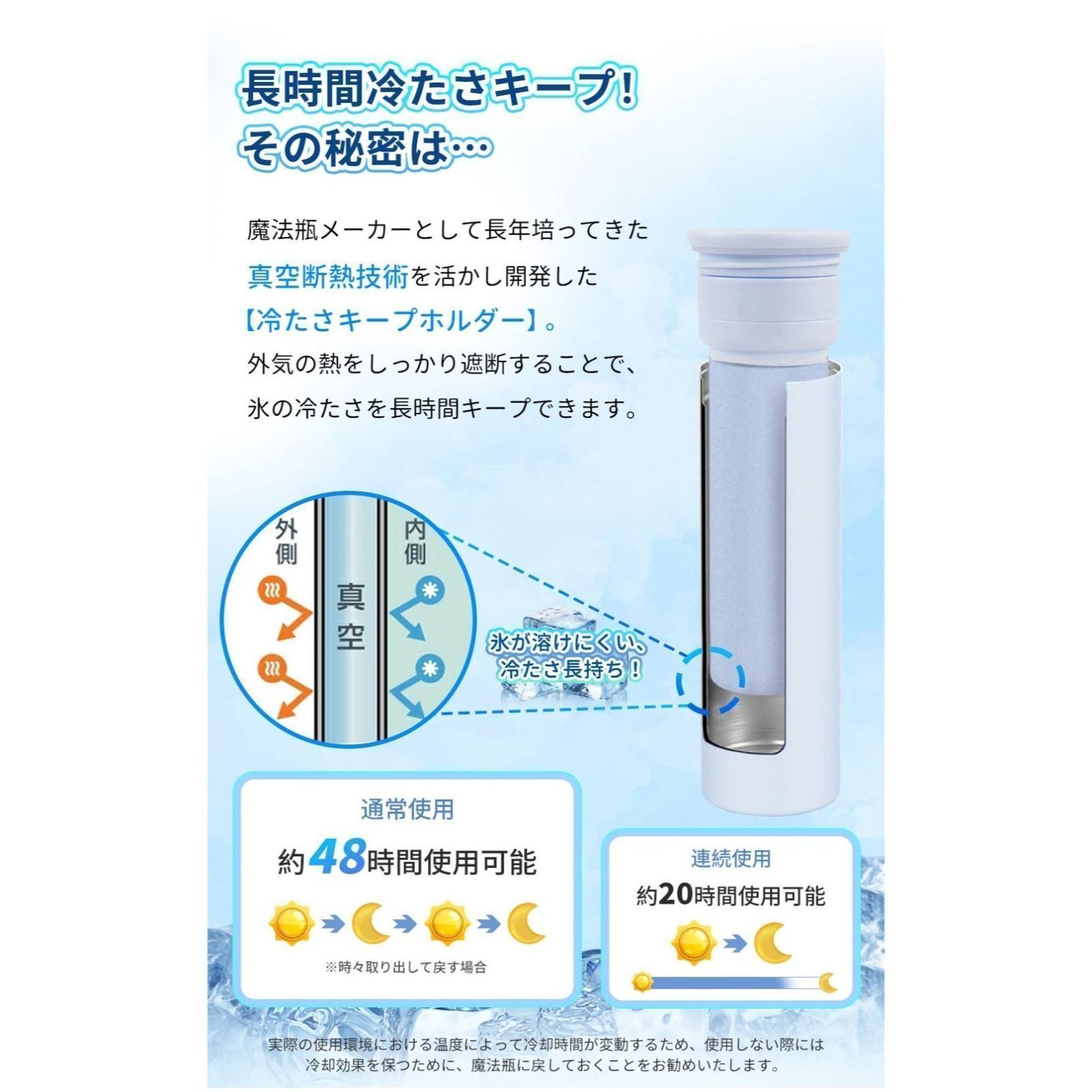 アイス パック夏向けクールリング