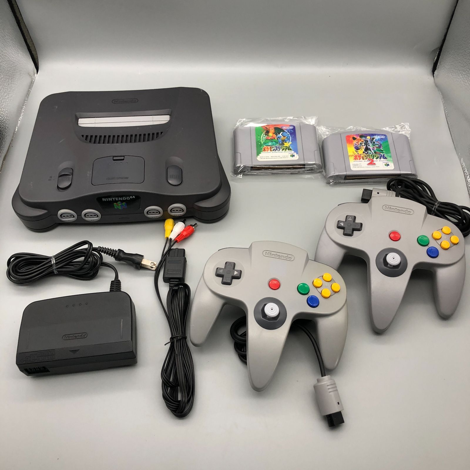 すぐ遊べる動作確認済み Nintendo64ソフト5本付きコントローラー良好