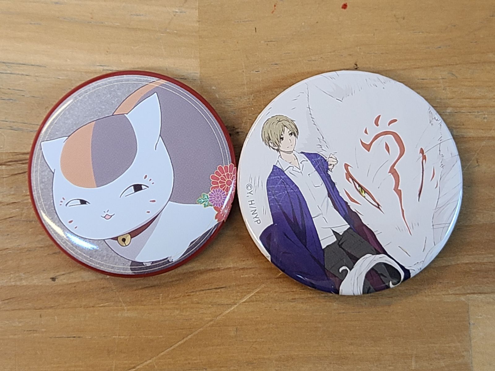 劇場版　夏目友人帳　うつせみに結ぶ　映画　缶バッジ　夏目貴志 ニャンコ先生 斑 劇場版 夏目友人帳 ～うつせみに結ぶ～ 缶バッチ 2種セット 斑