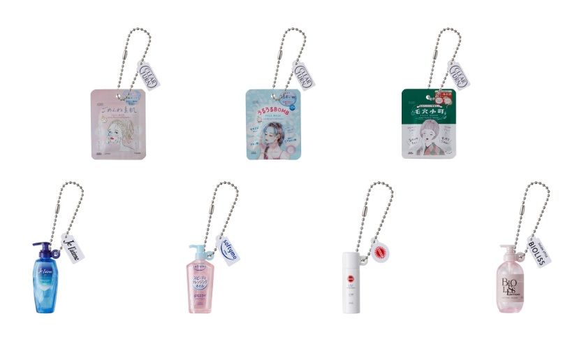KOSE COSMEPORT ミニチュアチャーム 全7種セット BANDAI