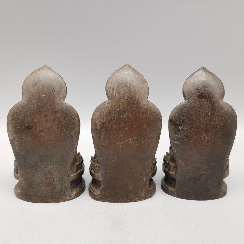 仏教美術 三宝仏 工芸品 美術品 置物 仏教美術 三宝仏 工芸品 美術品 置物 - メルカリ
