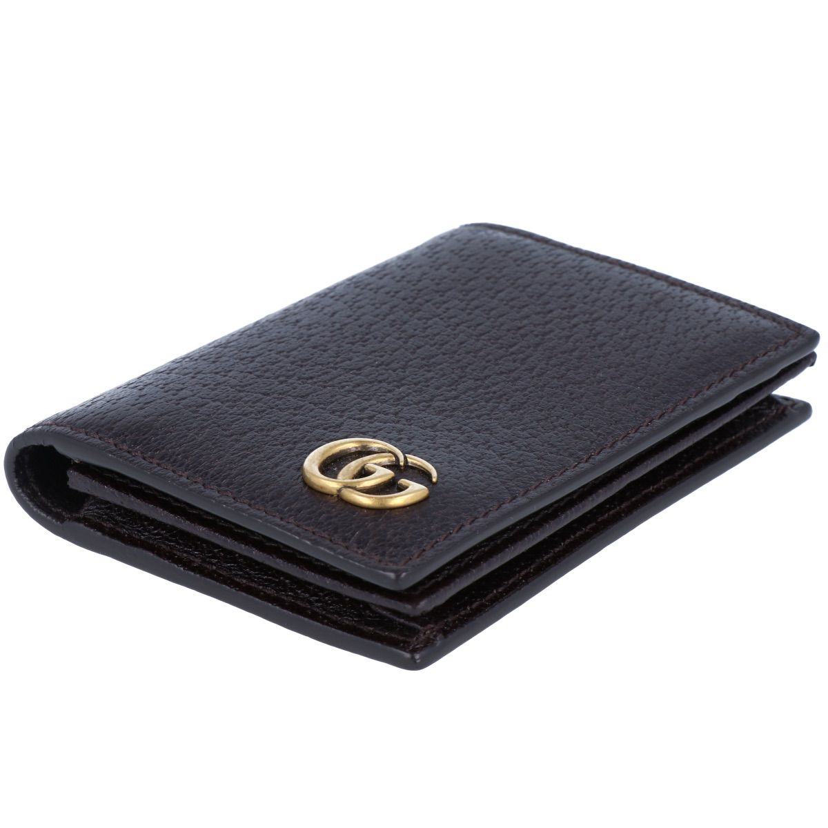 新品 グッチ GUCCI カードケース ブラウン ブラック 定期入れ