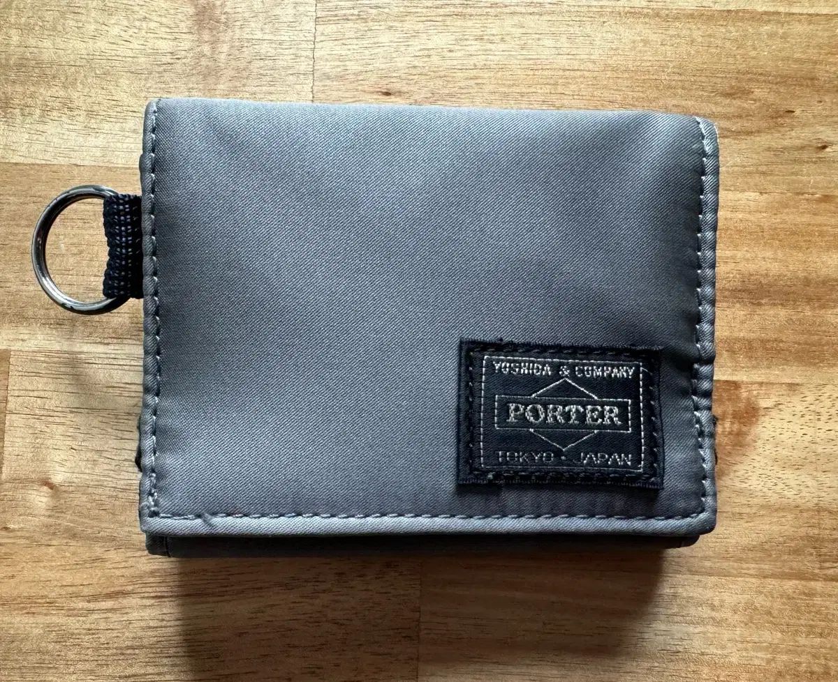 PORTER - 【USED】ポーター 財布 シルバーグレー PORTER TANKER