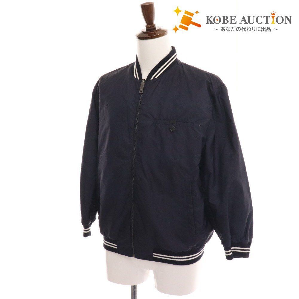 PRADA　ブルゾン　リバーシブル（黒、ネイビー） PRADA プラダ アウター リバーシブル ブルゾン メンズ XXLサイズ