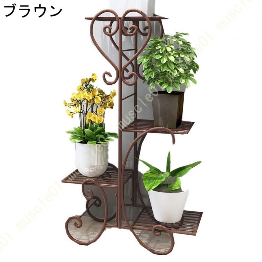 アンティーク フラワースタンド アイアン 花台 ガーデンラック 園芸