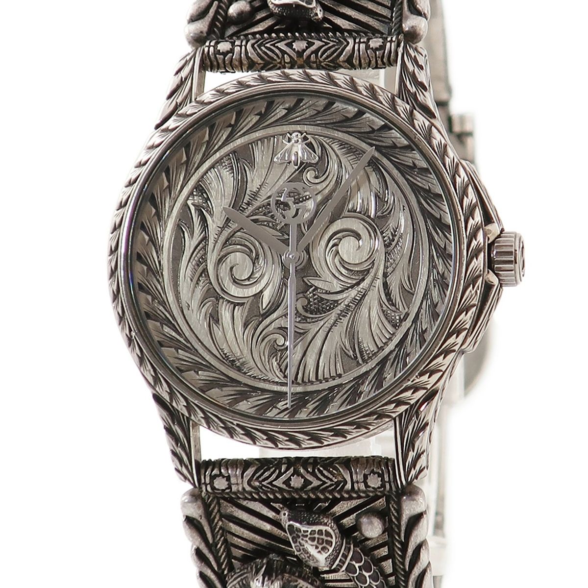 グッチ　腕時計　正規品 中古【126.4】グッチ（GUCCI） Gタイムレス ムーンフェイズ