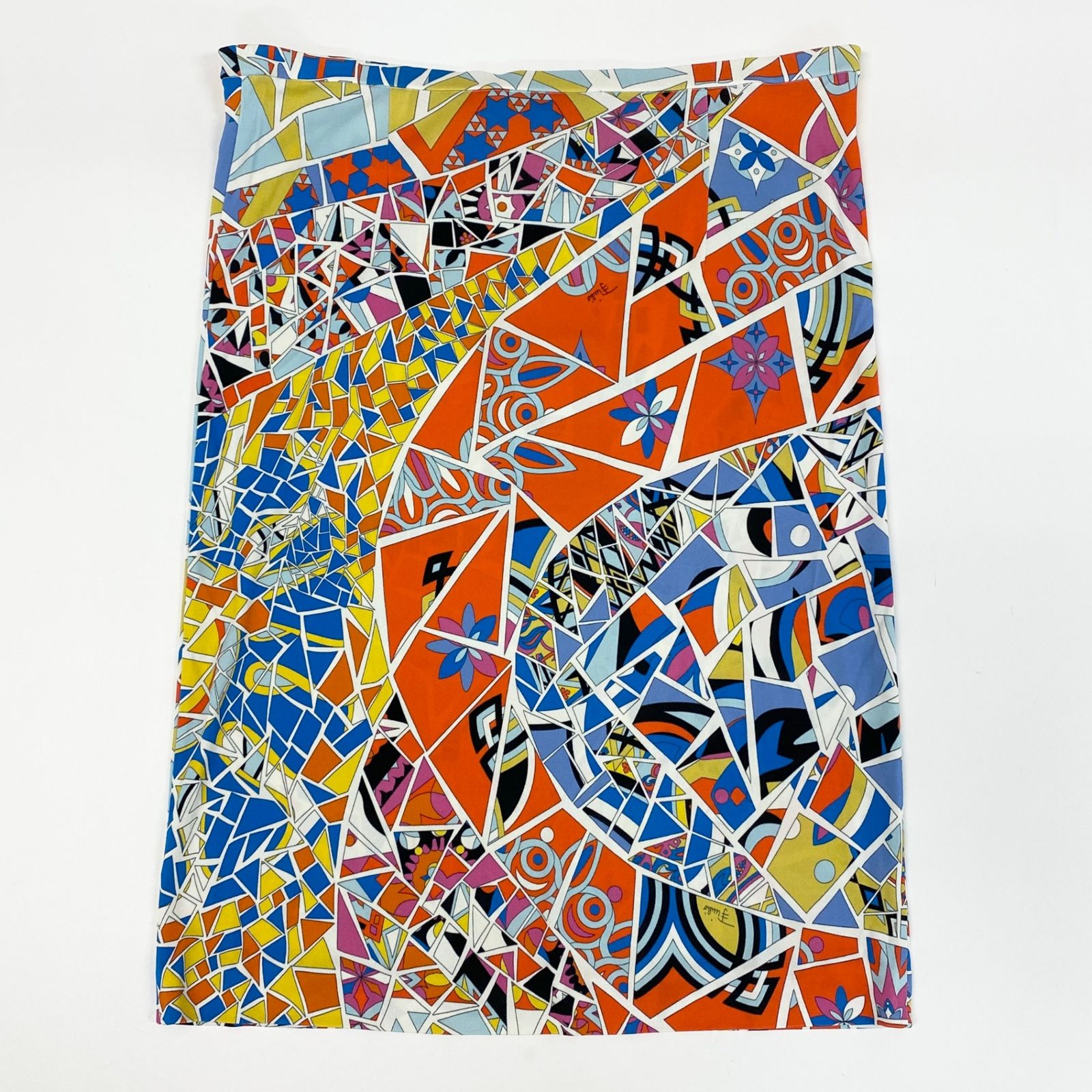 タグ付き】エミリオプッチ-EMILIO PUCCI-シルクタイトスカート 56h1