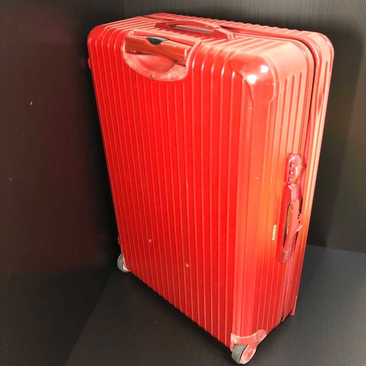 リモワ RIMOWA サルサ レッド2輪 廃盤 軽量104L キャリーケース