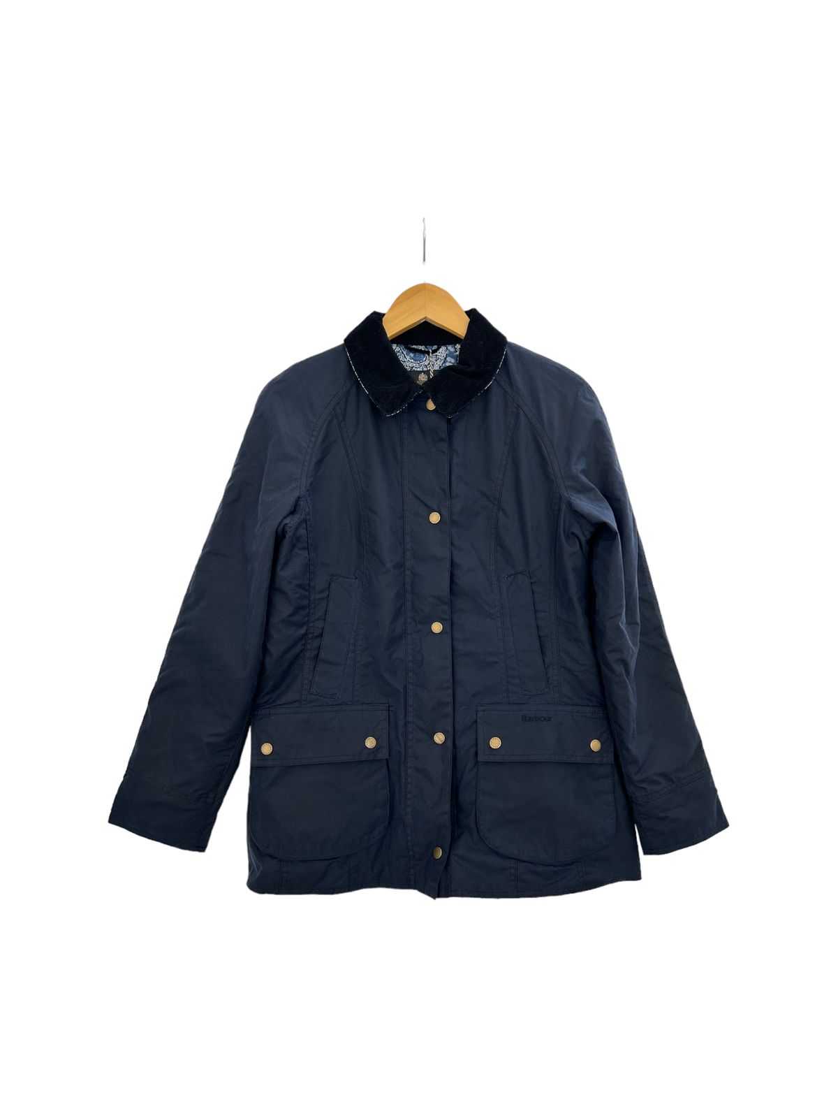 Barbour (バブアー) ABBEY WAX JACKET オイルドジャケット 裏 