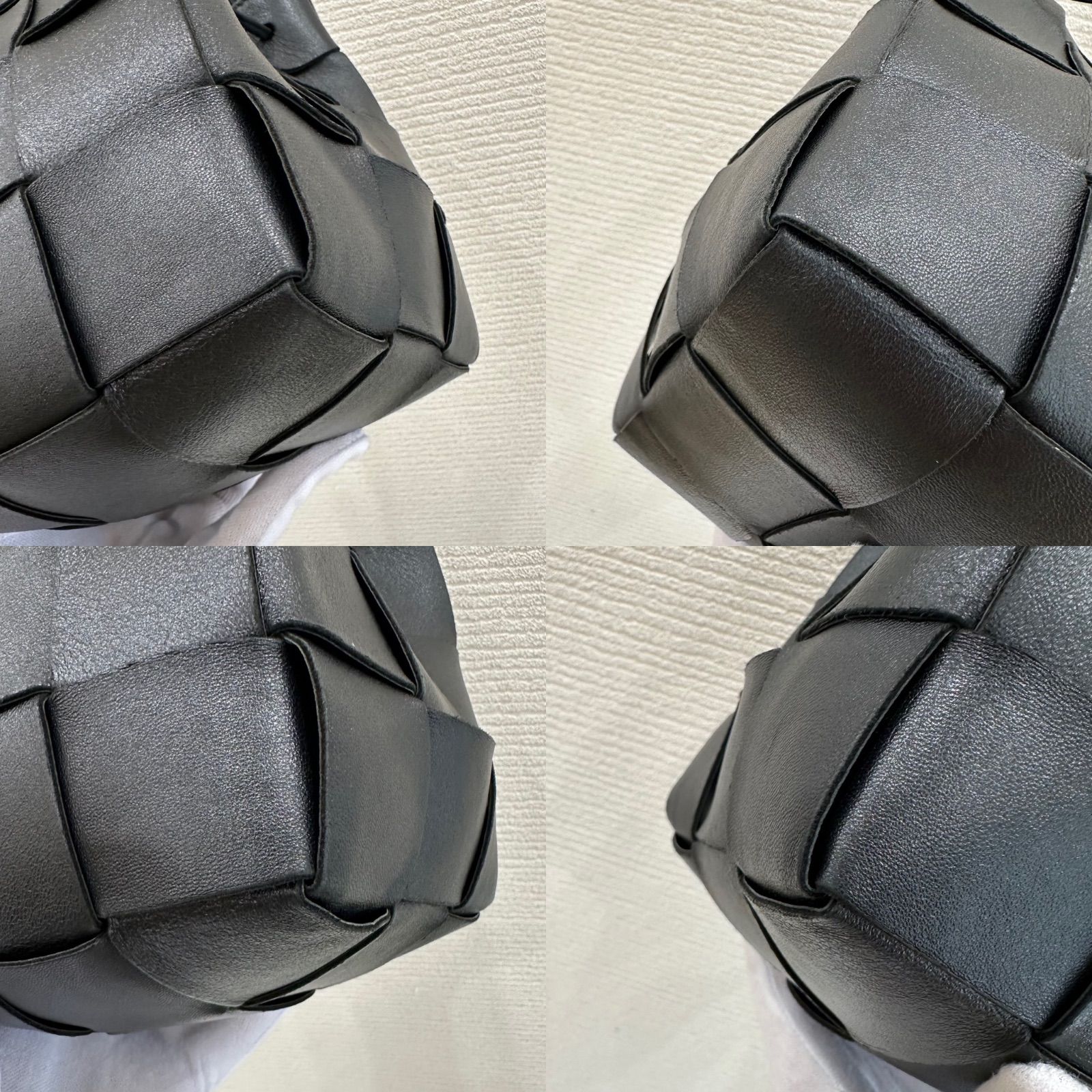 ボッテガヴェネタ BOTTEGA VENETA 美品 スモール カセット クロス 
