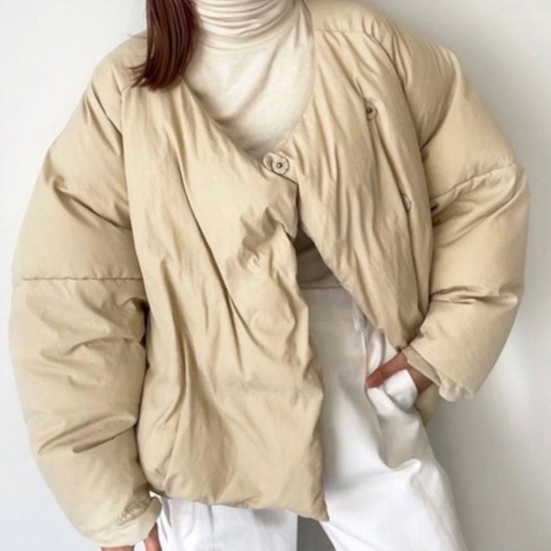 RED CHOP WORKS レッドチョップワークス ノーカラーショートダウン 