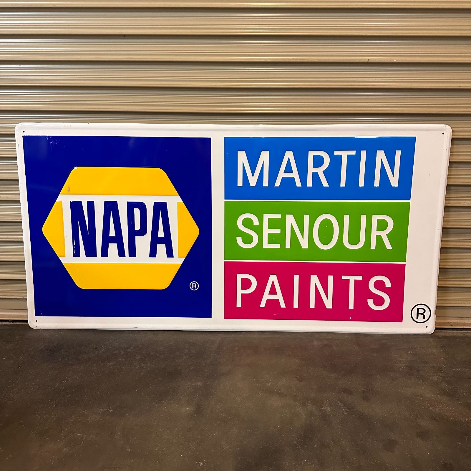 NAPA MARTIN SENOUR PAINTS Signboard - メルカリ NAPA MARTIN SENOUR