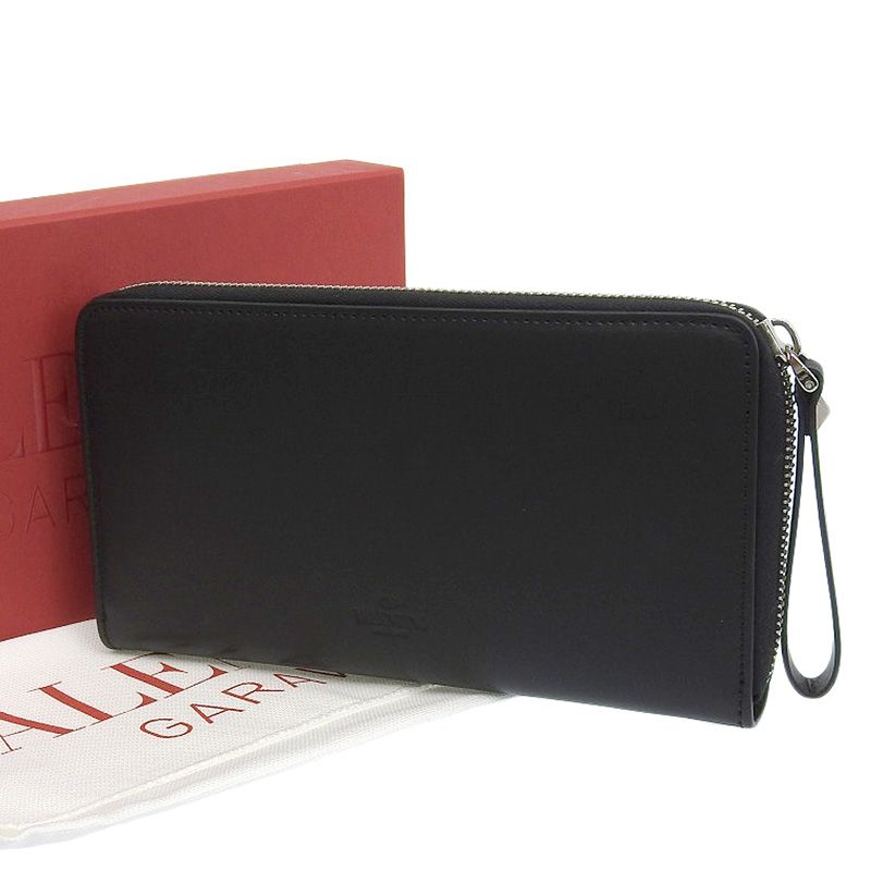ヴァレンティノ VALENTINO ラウンドファスナー ロングウォレット VLTN  