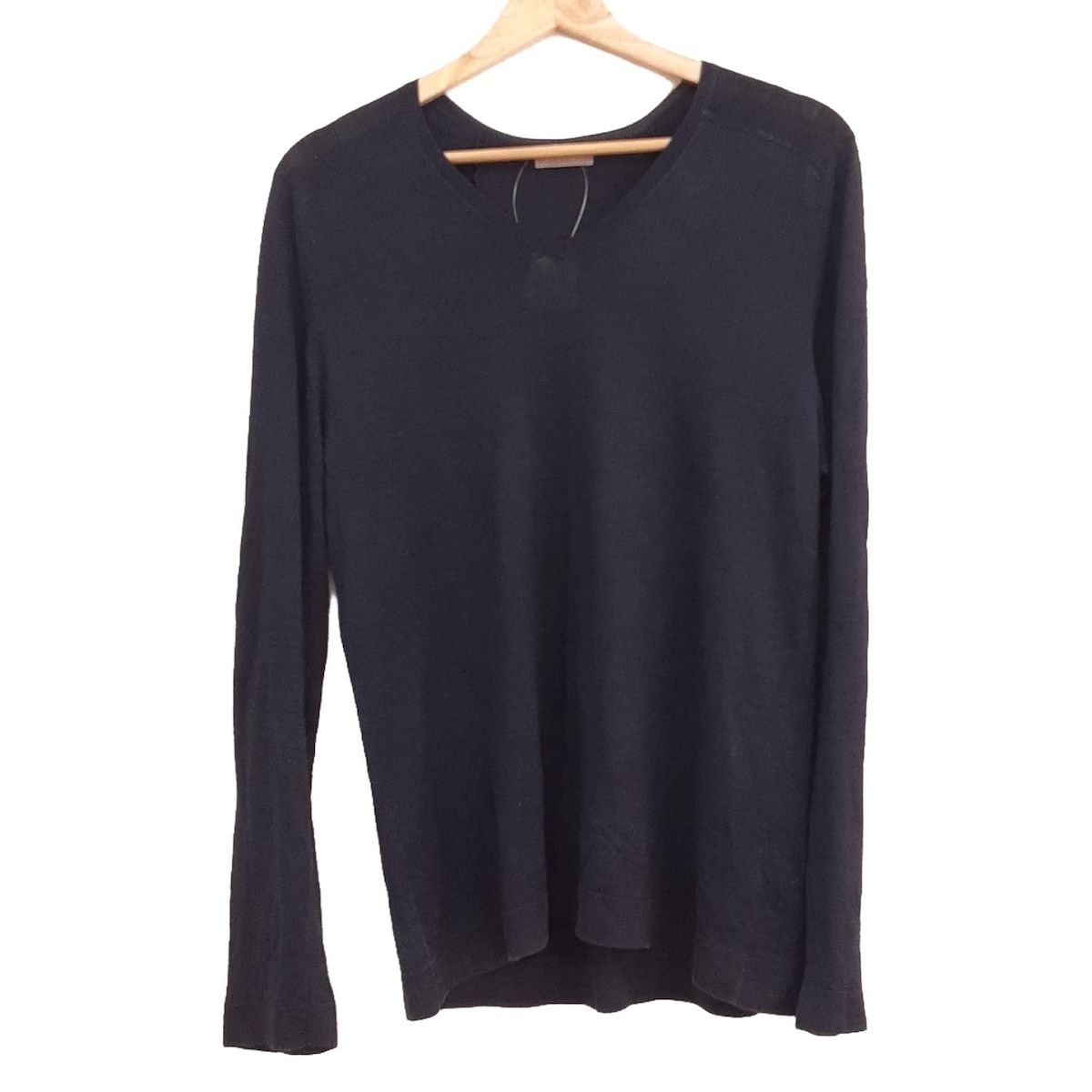 Cruciani クルチアーニ 長袖セーター サイズ48 XL メンズ - ネイビー Vネック