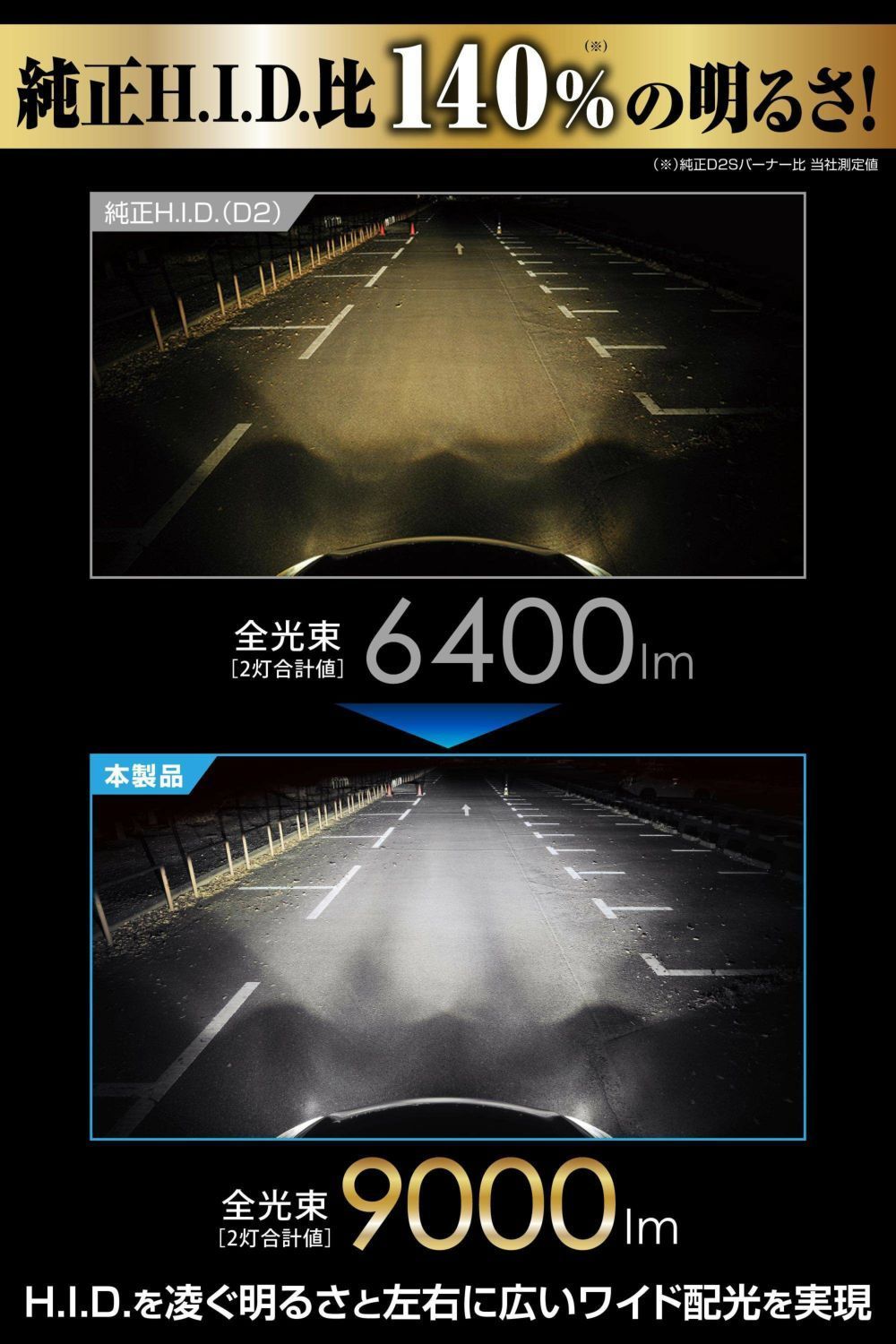 LEDヘッドバルブ D9