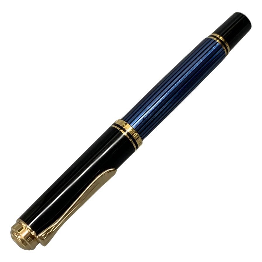 スーベレーンM600 緑縞 三角研ぎF ペリカン万年筆 M600 スーべレーン青