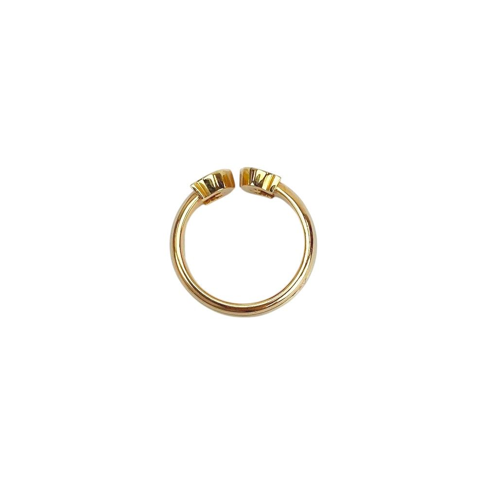 □美品□ カルティエ 2C トリニティ リング 指輪 アクセサリー