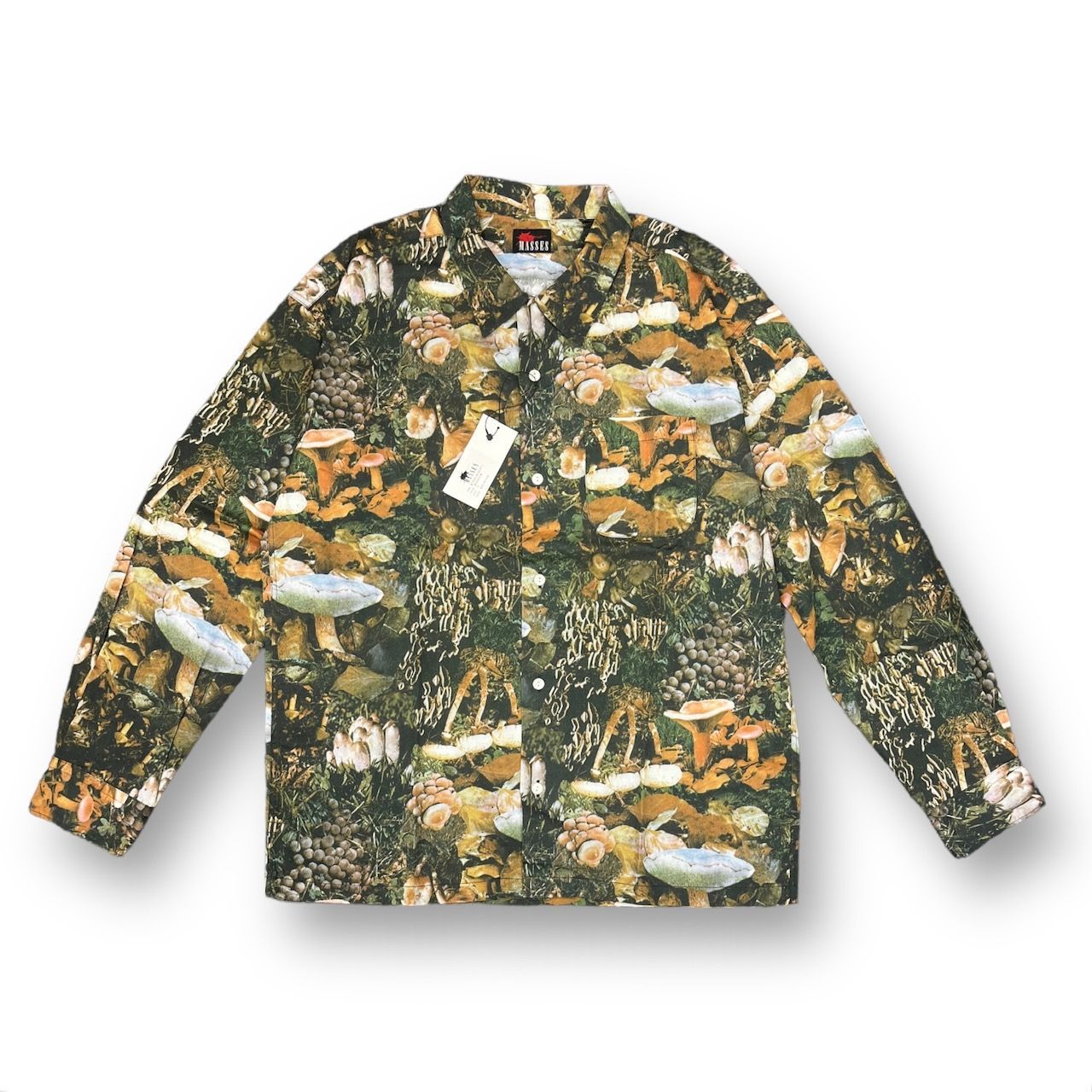 定価28600円 新品 MASSES 19SS MUSH ROOM SHIRT L マッシュルーム 