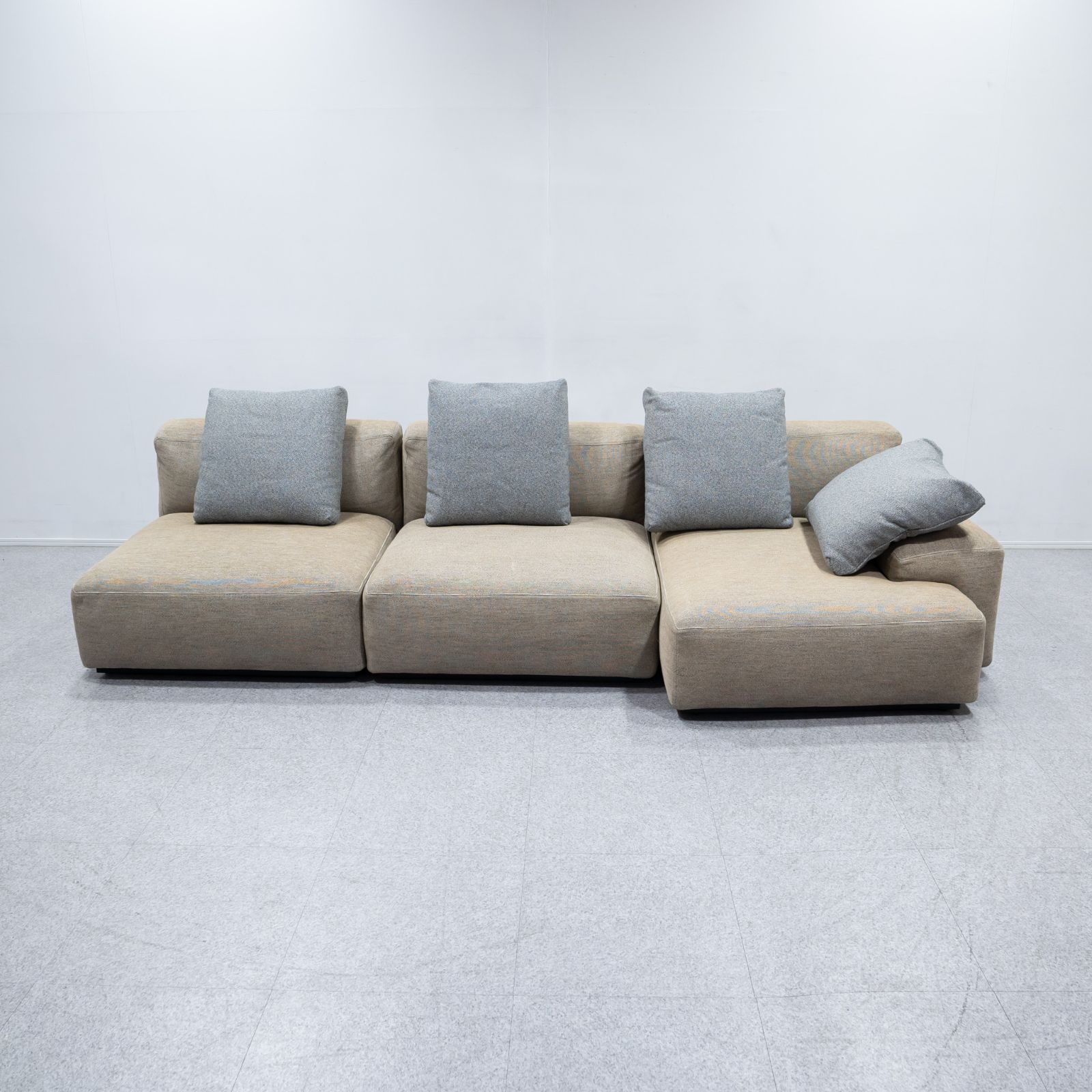 YMZSF3 ローソファ ベージュ ソファベッド ソファベッド ソファ ベッド