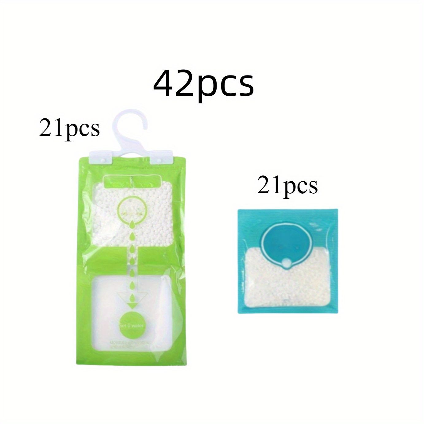 42個セット プラスチック製吸湿バッグ
