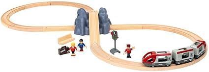 BRIO (ブリオ) WORLD 8の字スターターセット 33773「全26ピース」対象年齢 3歳~ (電動車両 電車 おもちゃ 木製 レール)