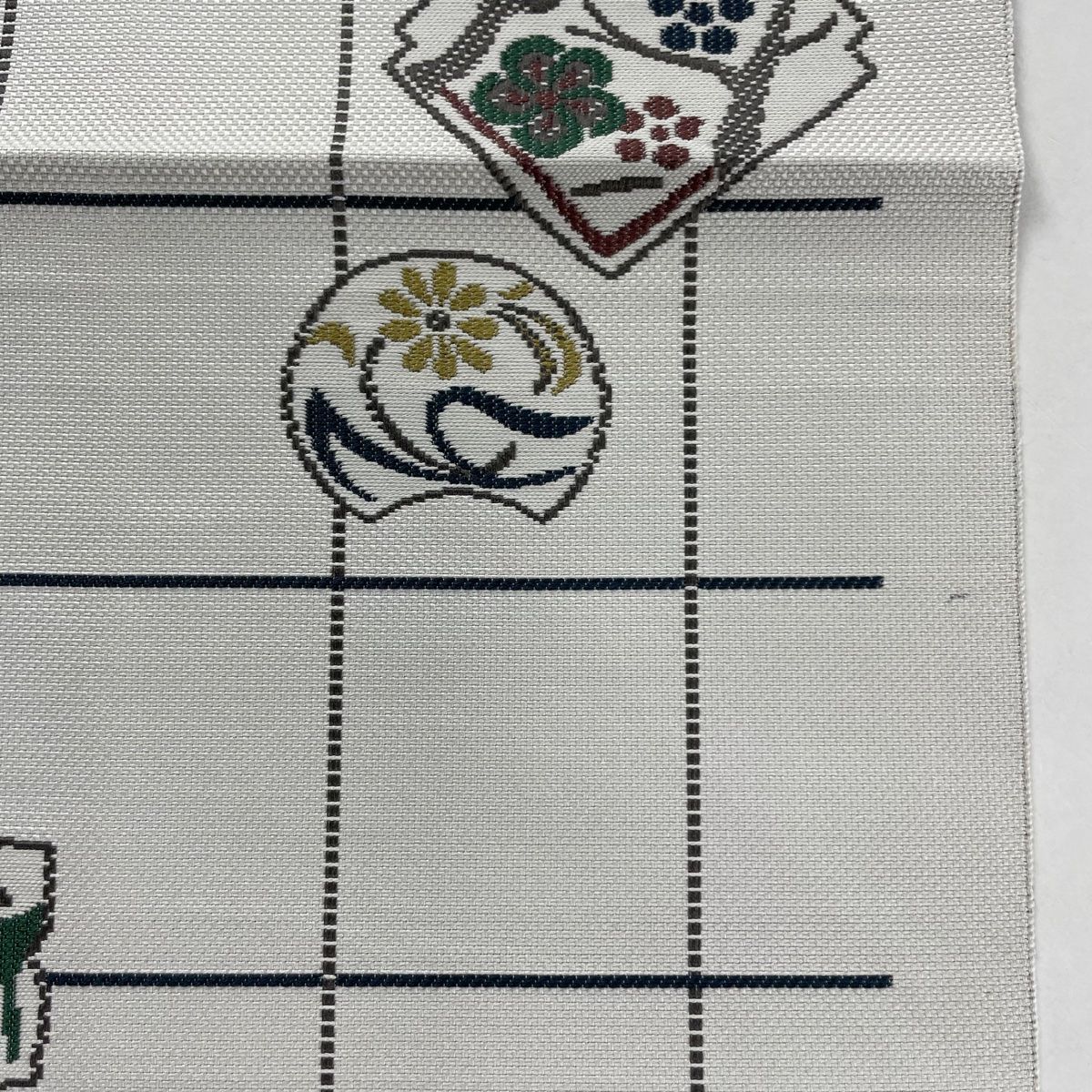 最終値下げ 八寸名古屋帯 秀品 美品 名古屋帯 松葉仕立て 【中古