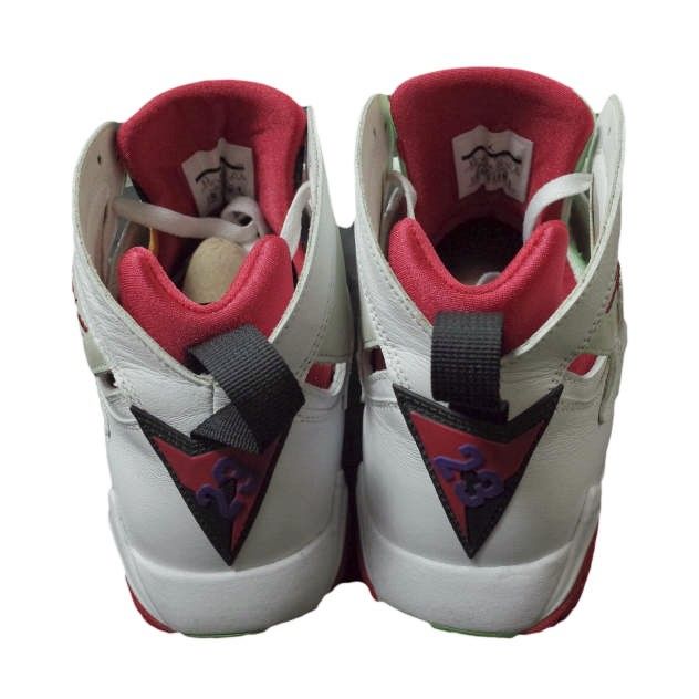 NIKE ナイキ AIR JORDAN 7 RETRO エア ジョーダン 7 レトロ 304775-125 US9.5(27.5cm)  WHITE/TRUE RED-LIGHT SILVER-TOURMALINE HARE スニーカー シューズ g11424 - メルカリ