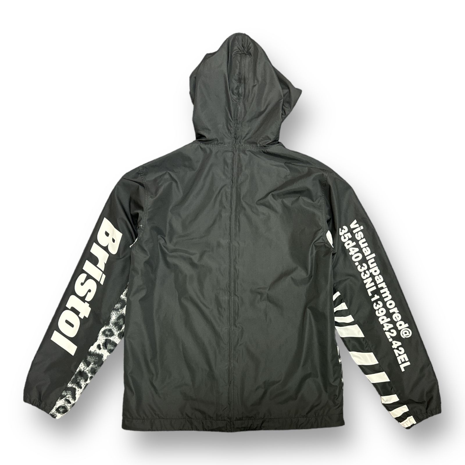 WTAPS F.C.Real Bristol 17AW ZEBBRA SEPARATE PRACTICE JACKET コラボ レオパード ジャケット  パーカー ダブルタップス エフシーレアルブリストル FCRB-178118 ブラック系 L 58617A