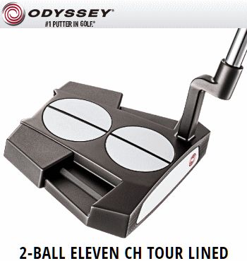 在庫限り】ODYSSEY 2-BALL ELEVEN CH TOUR LINEDパター 34インチ