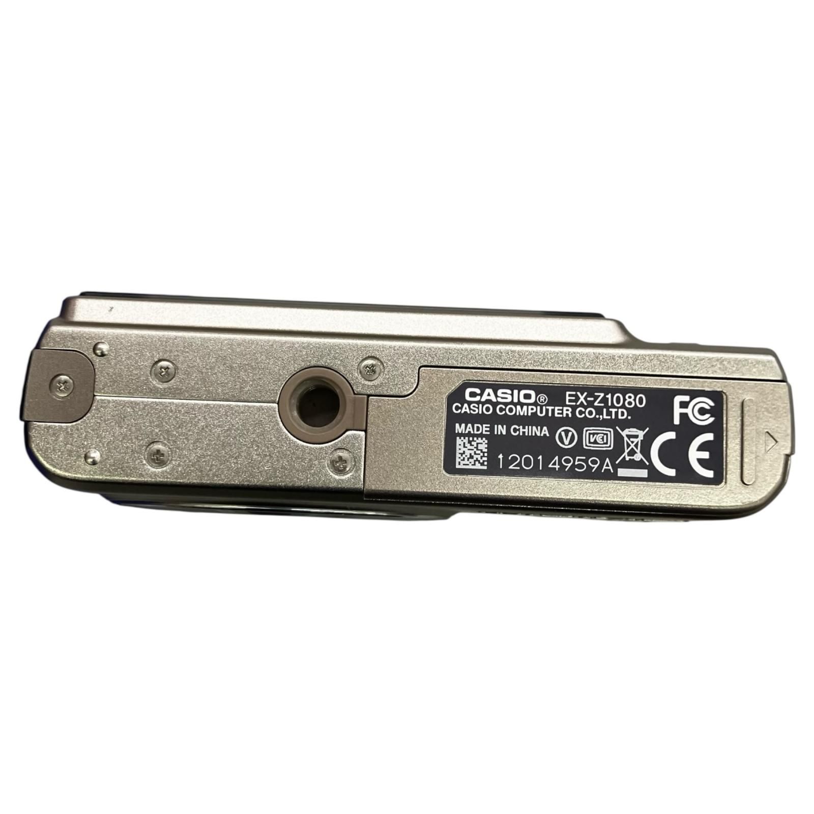 美品　CASIO EX-Z1080 デジカメ シャンパンゴールド 186000 現状品 CASIO カシオ デジタルカメラ EX-Z1080 美品