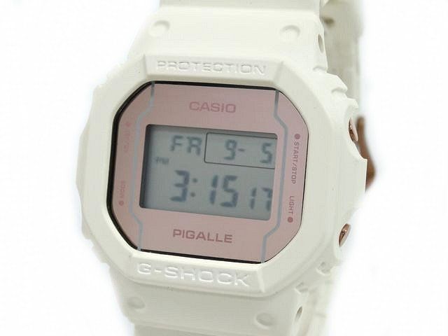 CASIO カシオ DW-5600PGW 時計 □ G-SHOCK ジーショック PIGALLE 