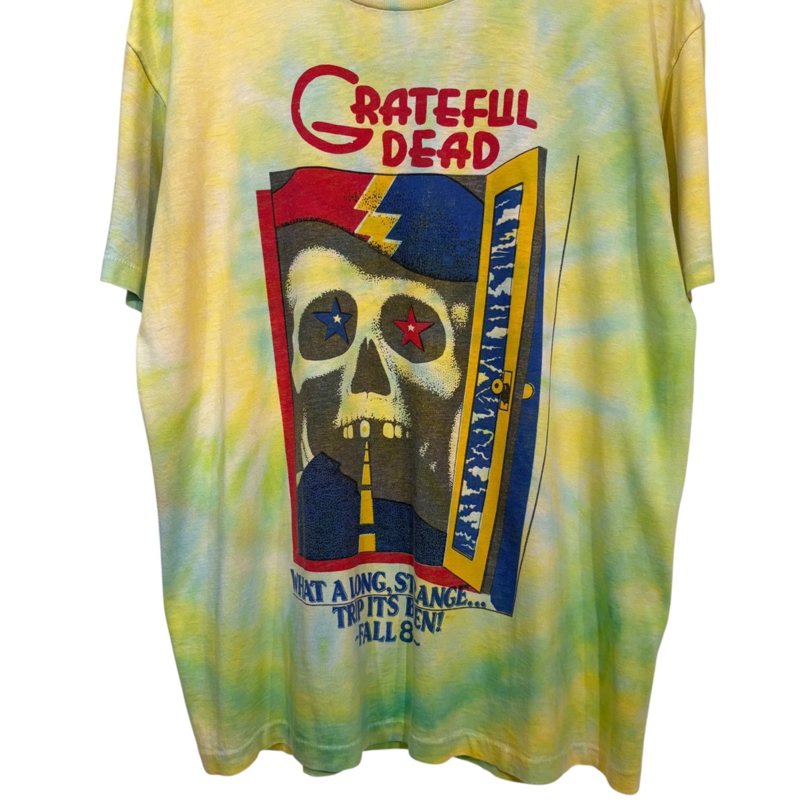 Special】 80s Grateful Dead Tie Dye Print Band T-Shirt Made in USA 