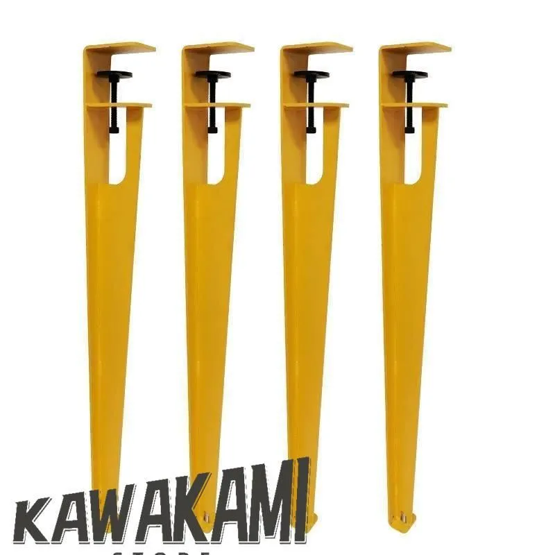 MUKU-MO クランプ鉄脚 Giraffe ショートタイプ 4脚セット テーブル 脚