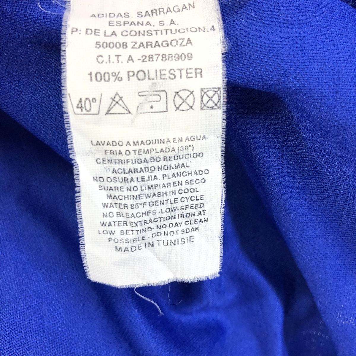 古着 90年代 アディダス adidas フランス代表 総柄 トリコロールカラー