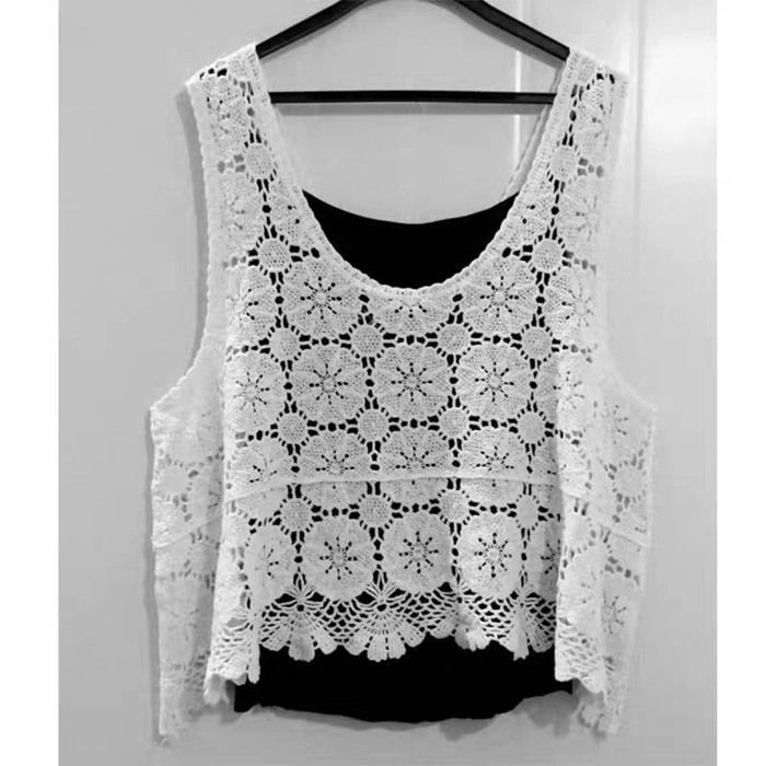 unfil クロシェ　ベスト unfil（アンフィル）の「unfil アンフィル / hand-crochet