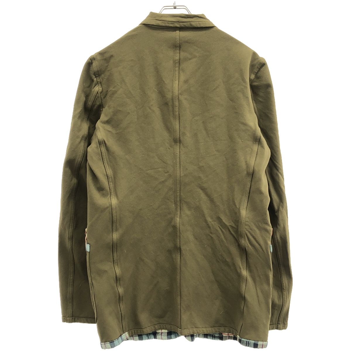 10ss COMME des GARCONS カーキ 変形 カット ジャケット 10ss COMME des GARCONS カーキ 変形 カット ジャケット