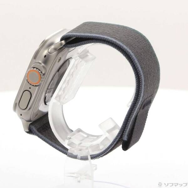 〔 品〕 Apple Watch Ultra 2 GPS Cellular 49mm チタニウムケース ブルー ブラックトレイルループ 348