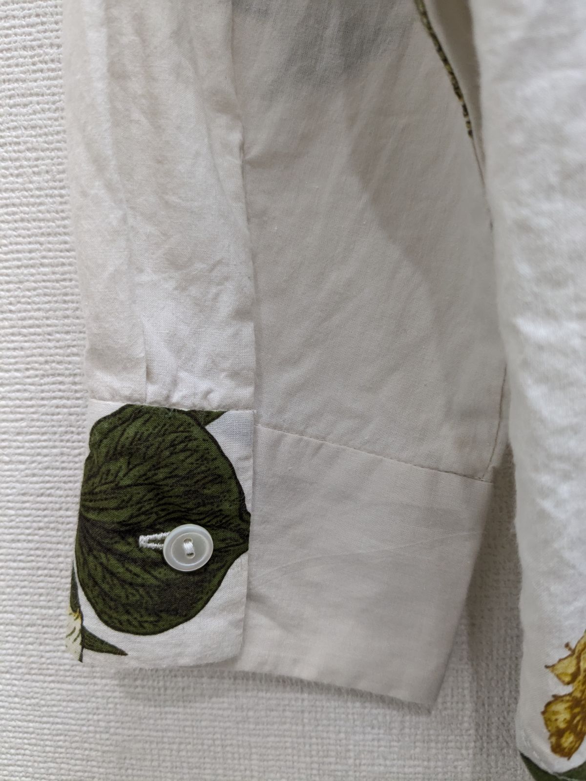パドカレ pas de calais 夏の植物 プリント 長袖 ブラウス - メルカリ