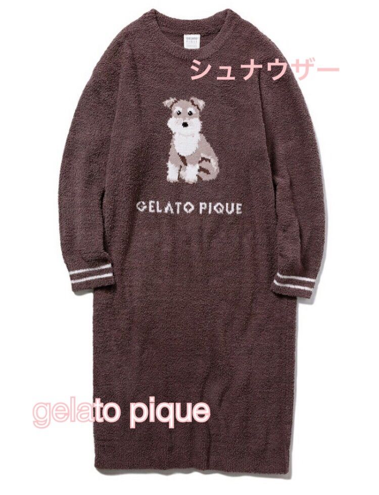 シュナウザー♡ジャガードドレス ☆ gelato pique ジェラートピケ-